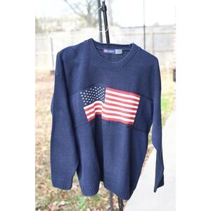 Faded Glory Flag Sweater USA